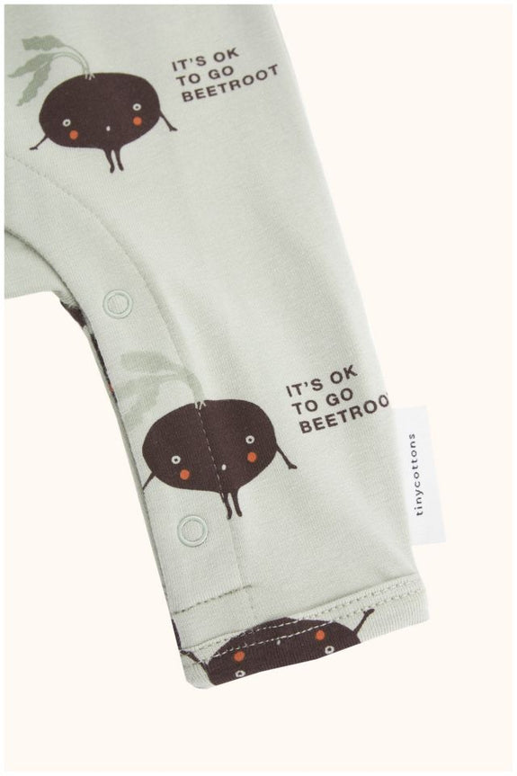Shy Beetroot LS One-Piece Pistacho/Plum