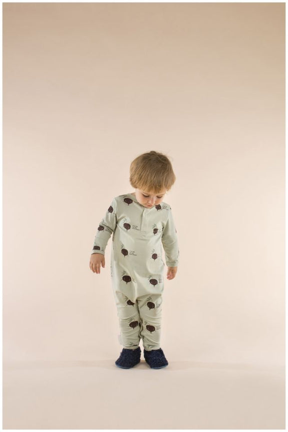 Shy Beetroot LS One-Piece Pistacho/Plum