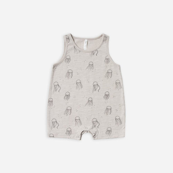 Rylee Jellyfish Tank Romper Cloud