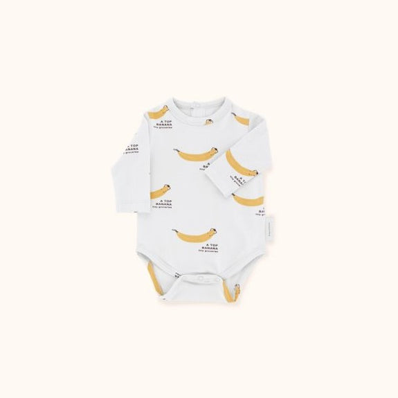 Top Banana LS Body Light Grey/Sand