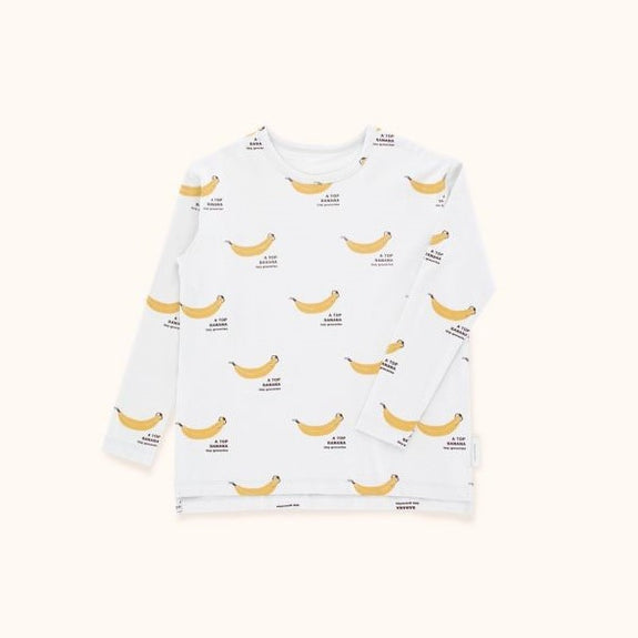 Top Banana LS Relaxed Tee Light Grey/Sand
