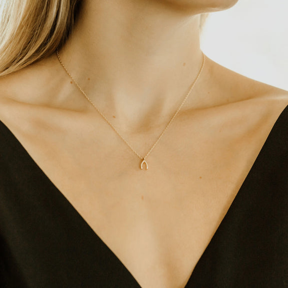 Harlow Wishbone Necklace