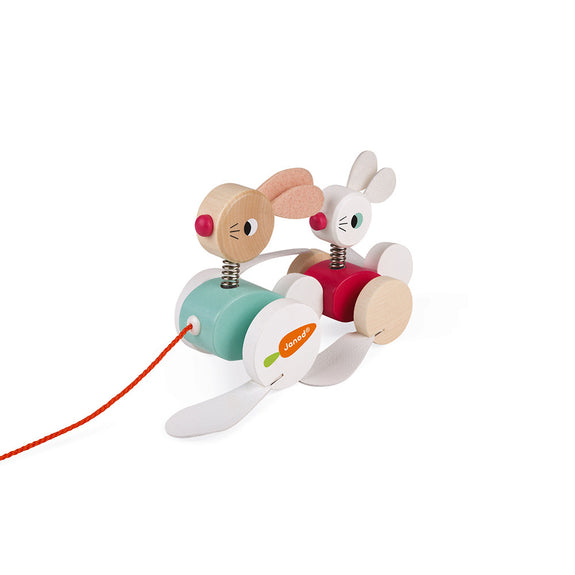 Zigolos Pull-Along Rabbits