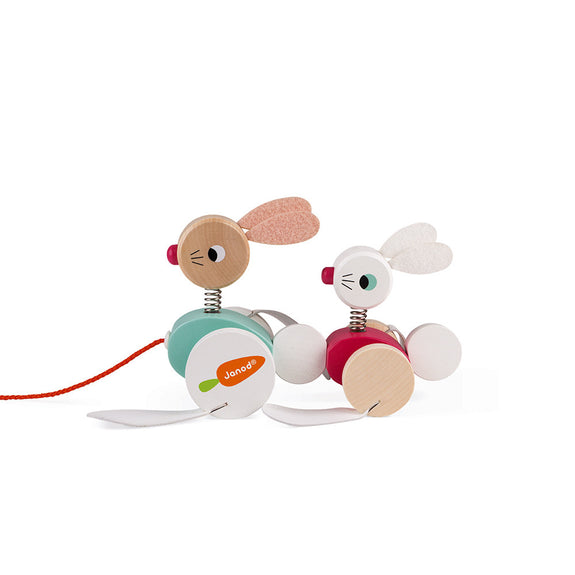 Zigolos Pull-Along Rabbits