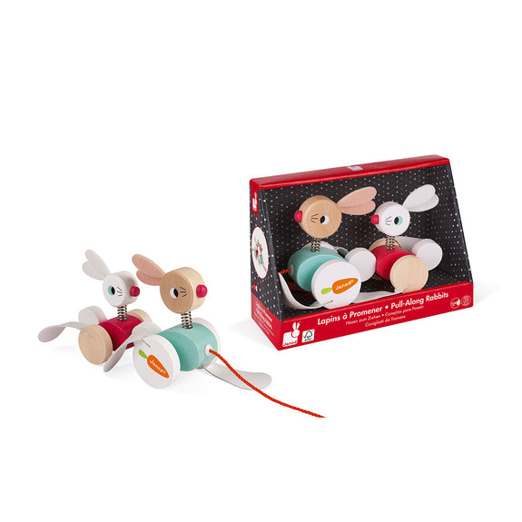 Zigolos Pull-Along Rabbits