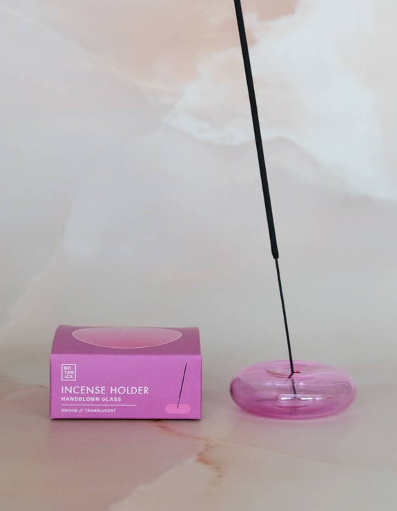 Glass Bubble Incense Holder
