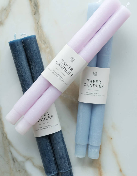Taper Candle Pair, Lavender