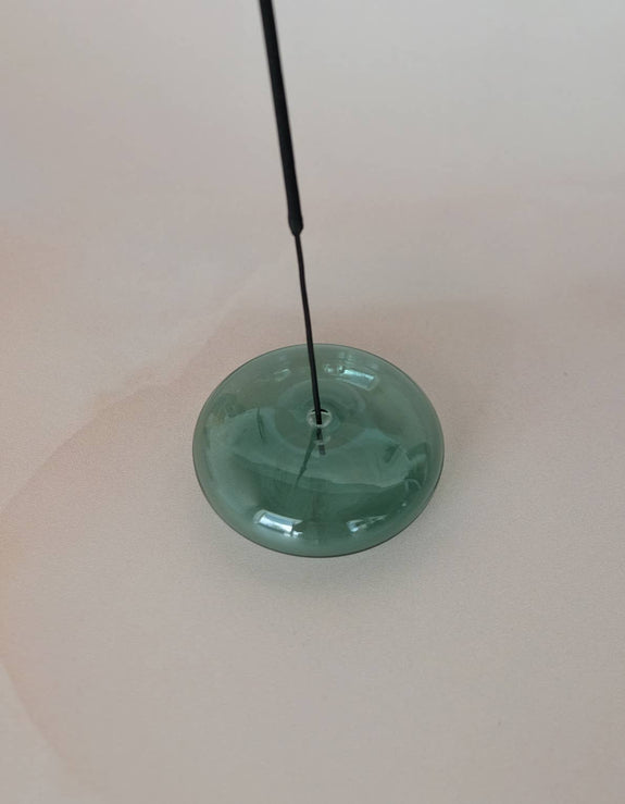 Glass Bubble Incense Holder