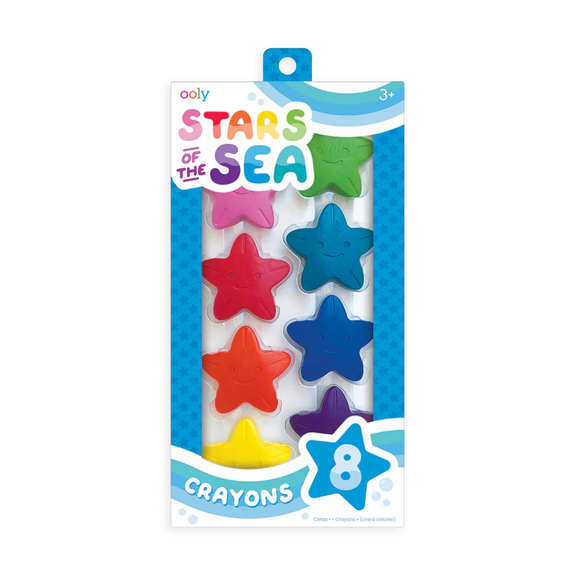 Starfish Crayons - set of 8
