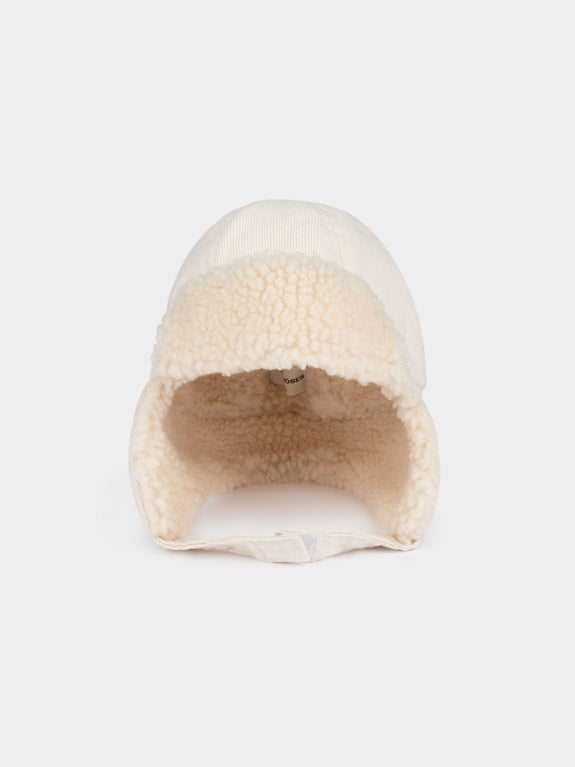 Sheepskin Baby Hat - Beige