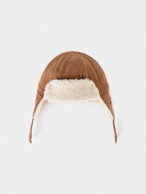 Sheepskin Baby Hat - Khaki