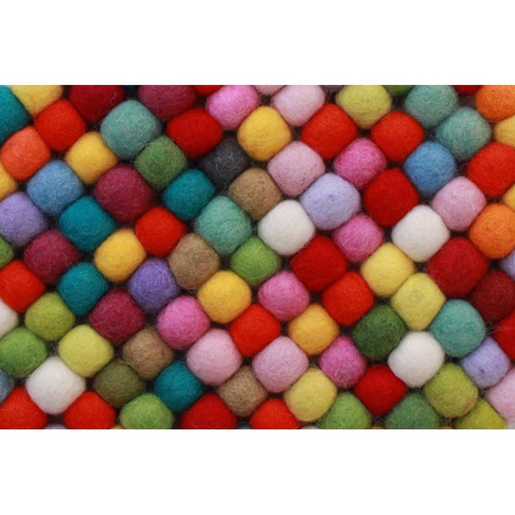 Felt Ball Trivet Multi-Color