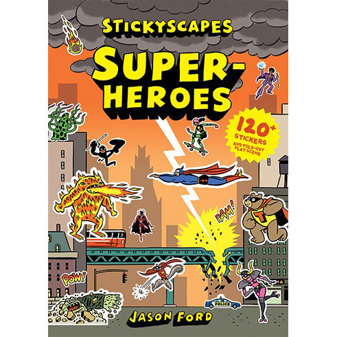 Stickyscapes Superheros