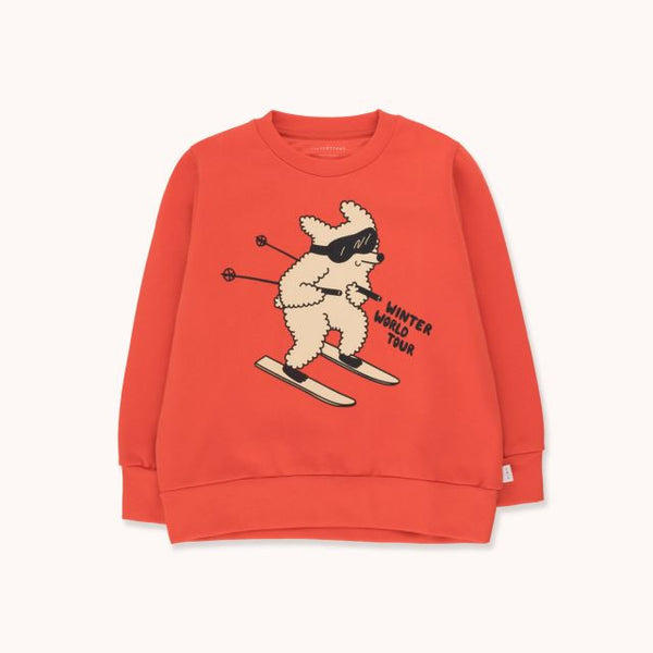 Skiing Dog Sweatshirt