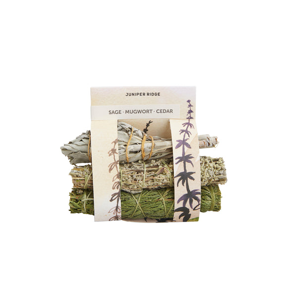 Sage Mugwort Cedar Bundle