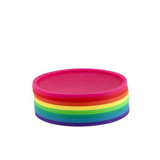 Rainbow Coasters