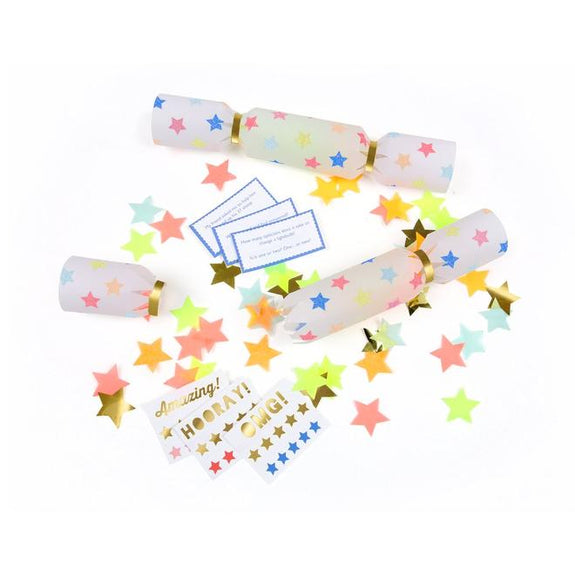 Star Confetti Crackers - Star