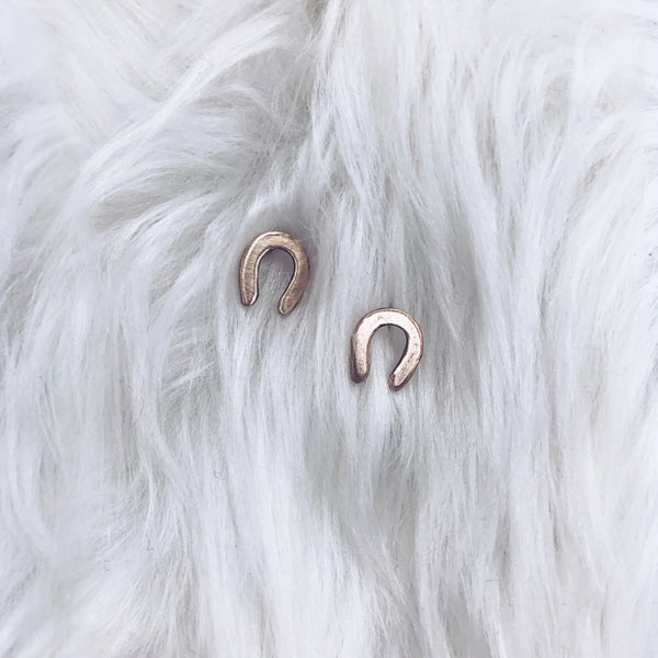 Horseshoe Stud Earrings