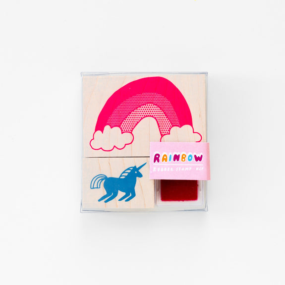 Stamp Kit Unicorn Rainbow
