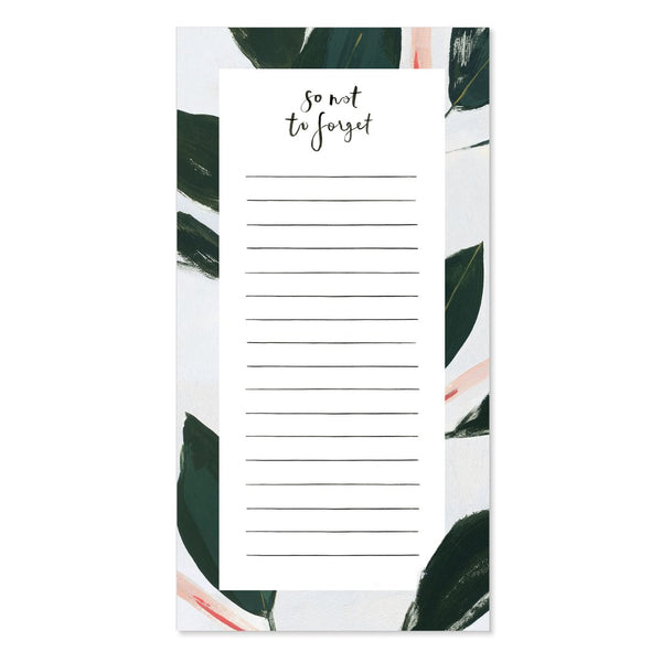 Forget Not Notepad - Charlie/Foliage