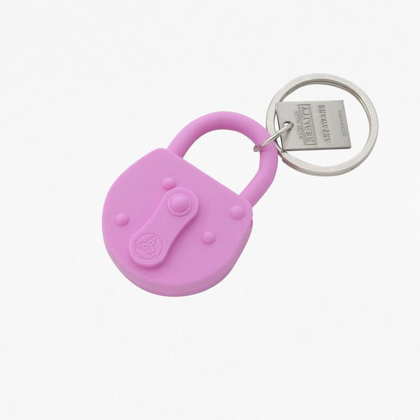 Pink Reality Lock Keychain