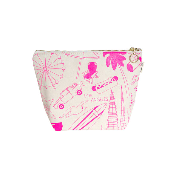 Los Angeles Make Up Pouch Natural
