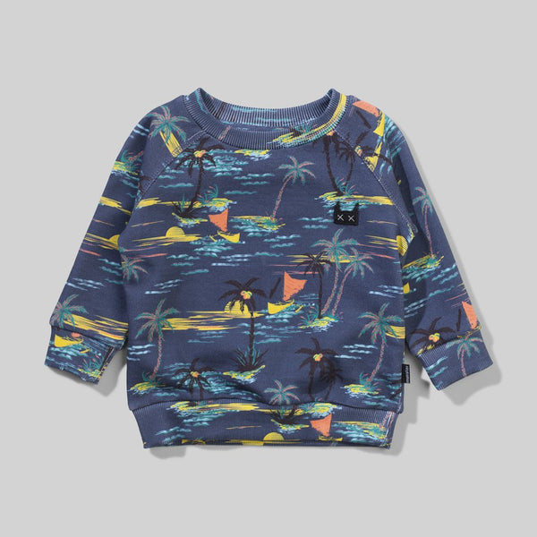 Ohana Crew - Navy/Neon
