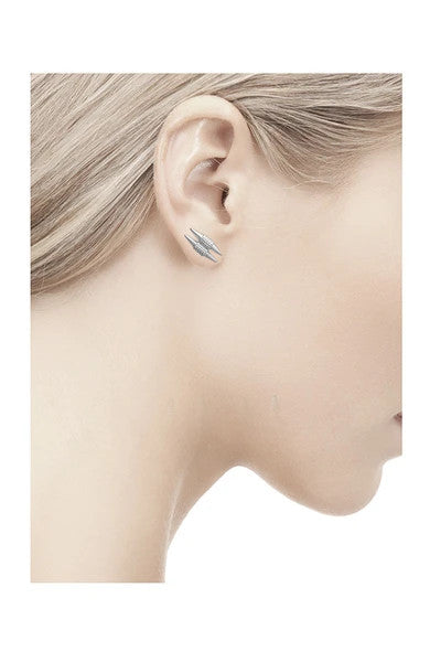 Mini Repeller Earrings - Sterling Silver