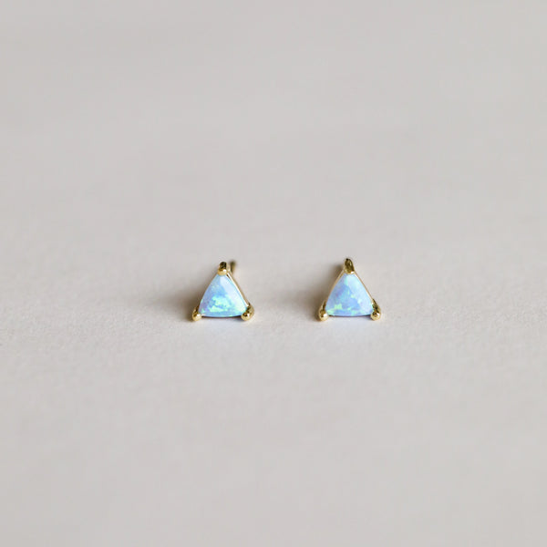 Mini Gem Earring - Opal