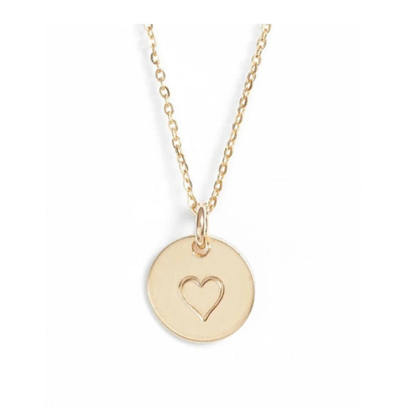 Mini Charm Necklace (Heart)