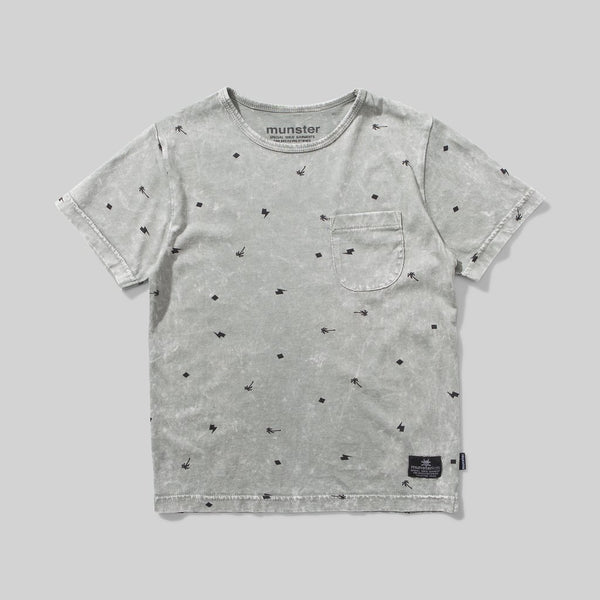 Palm Punk Tee Washed Olive