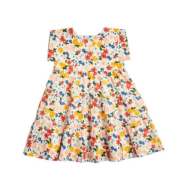 Peachy Dress - Multi Floral
