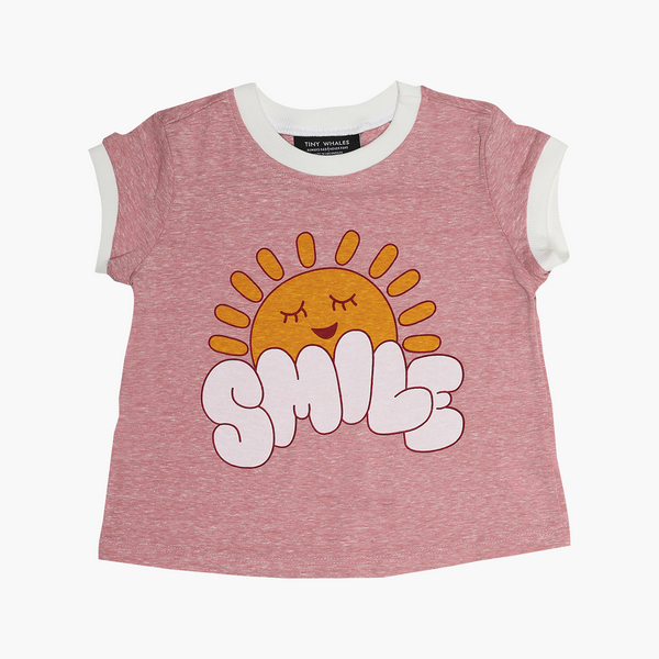 Smile Ringer Boxy Tee