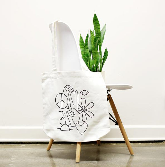 Tote Bag - Hippie Vibes