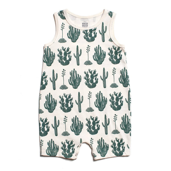 Tank Top Romper Cactus Green