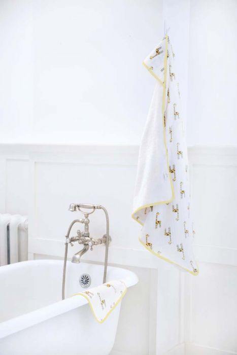 Muslin Hooded Towel & Washcloth Set