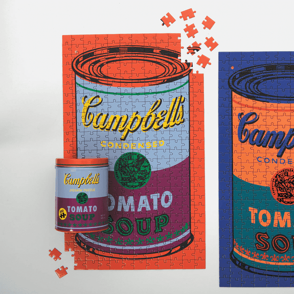 Andy Warhol Soup Can Puzzle Red/Violet