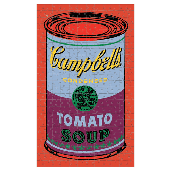 Andy Warhol Soup Can Puzzle Red/Violet
