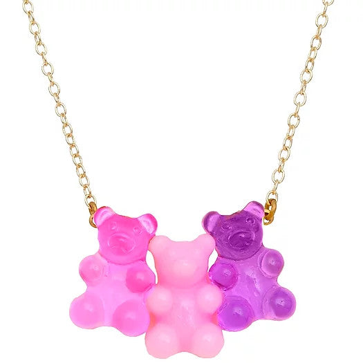 Gummy Bear Necklace - Bubblegum