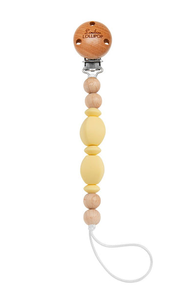 Soleil Pacifier Clip - Sun
