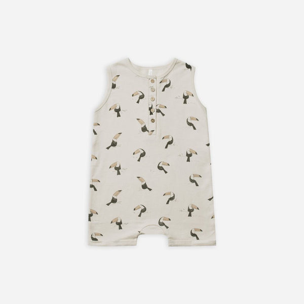 Rylee Toucan Davis Romper Cloud