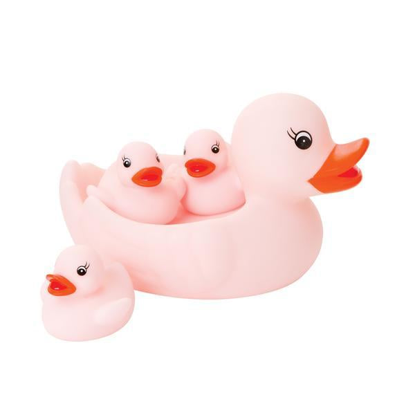Pink Duck Bath Set