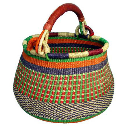 Ghana Woven Grass Basket