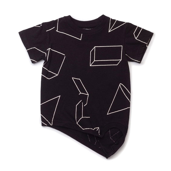 Geometric Penguin Shirt (Black)