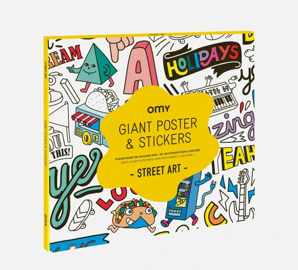 Giant Poster & Stickers - Street Art