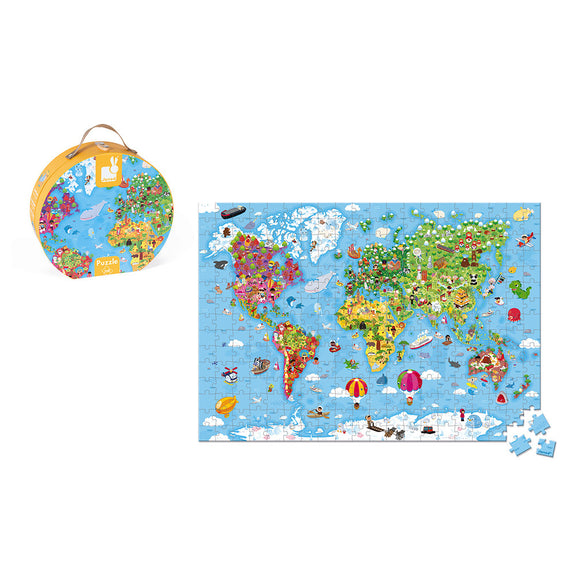World Map Puzzle - 300 Pieces