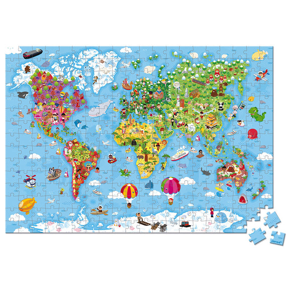 World Map Puzzle - 300 Pieces