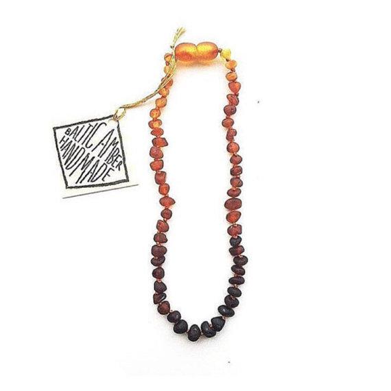 Kids: Raw Baltic Amber Ombre Necklace