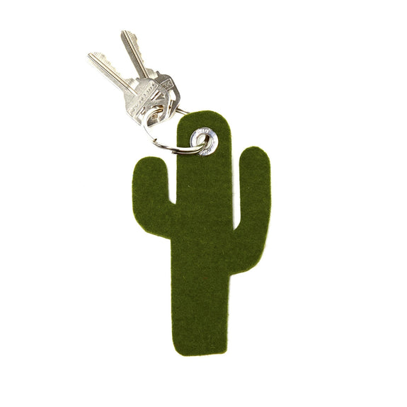 Key Fob Cactus Felt