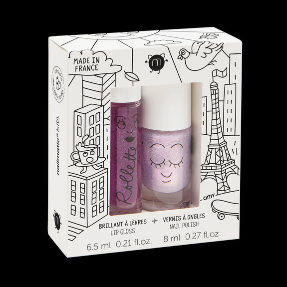 Lip Gloss & Nail Polish Set - Lovely City